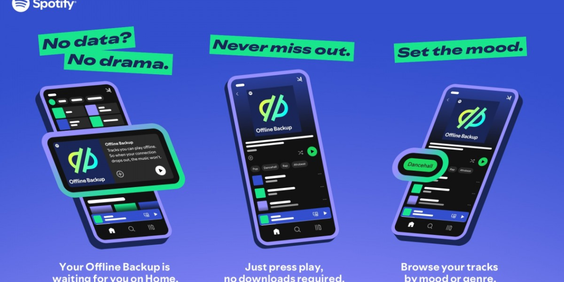 Spotify Launches Offline Backup for Premium Users