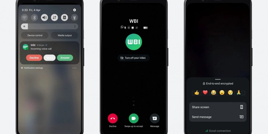 WhatsApp Tests New Audio and Video Call Features
