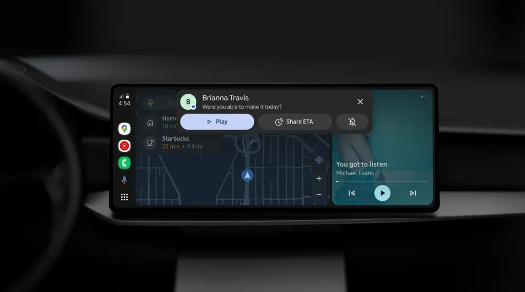 Android Auto Material You
